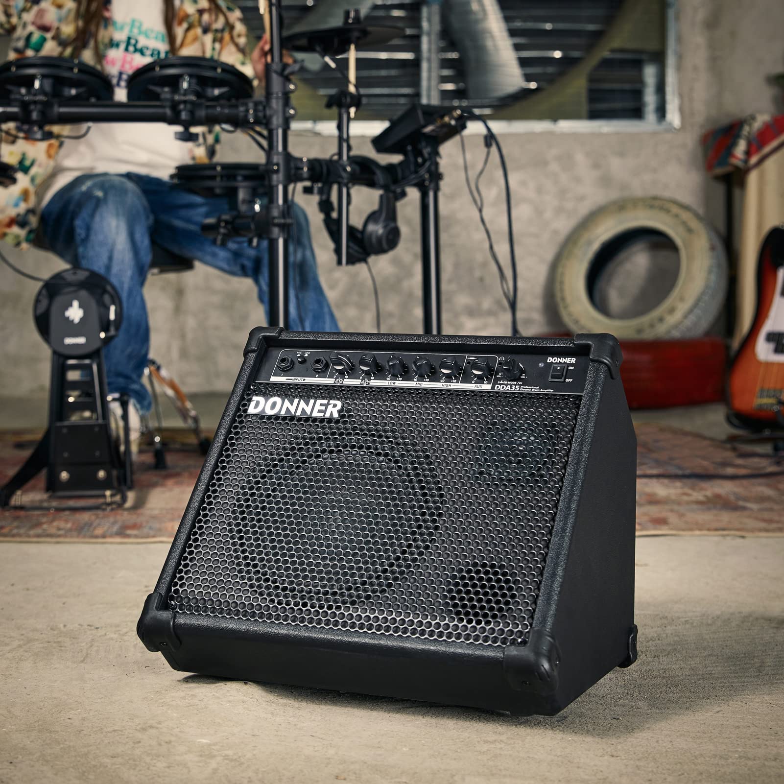 Foto 7 pulgar | Amplificador De Batería Donner Da-35 35 W Eléctrico Con 2 Altavoces - Venta Internacional.