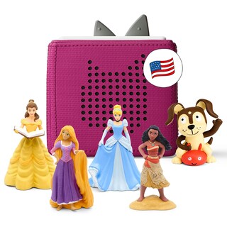 Foto 1 | Set De Inicio De Reproductor De Audio Toniebox Con Cinderella, Belle Y Moana - Venta Internacional.