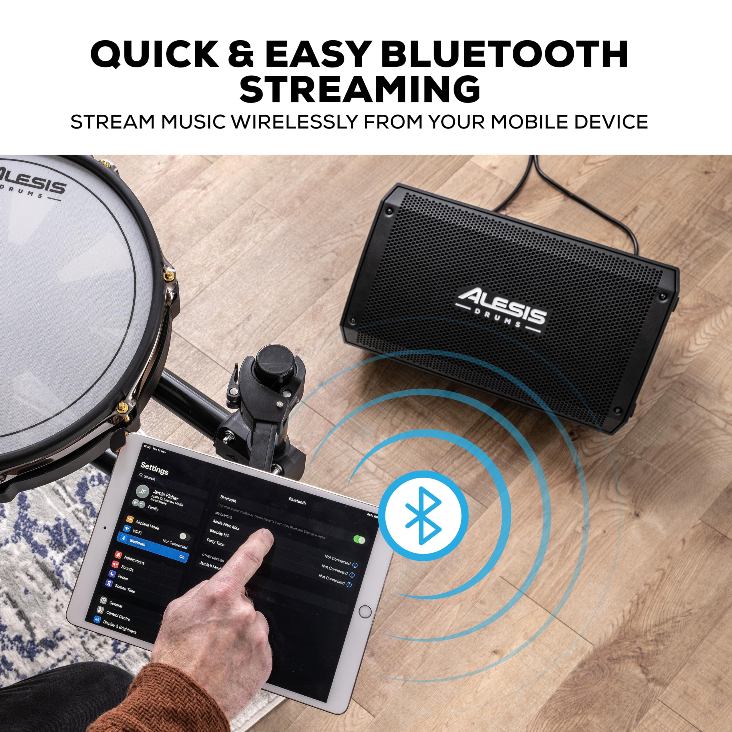 Foto 5 pulgar | Altavoz Amplificador De Batería Alesis Strike Amp 8 Mk2-2000w Con Bluetooth - Venta Internacional.