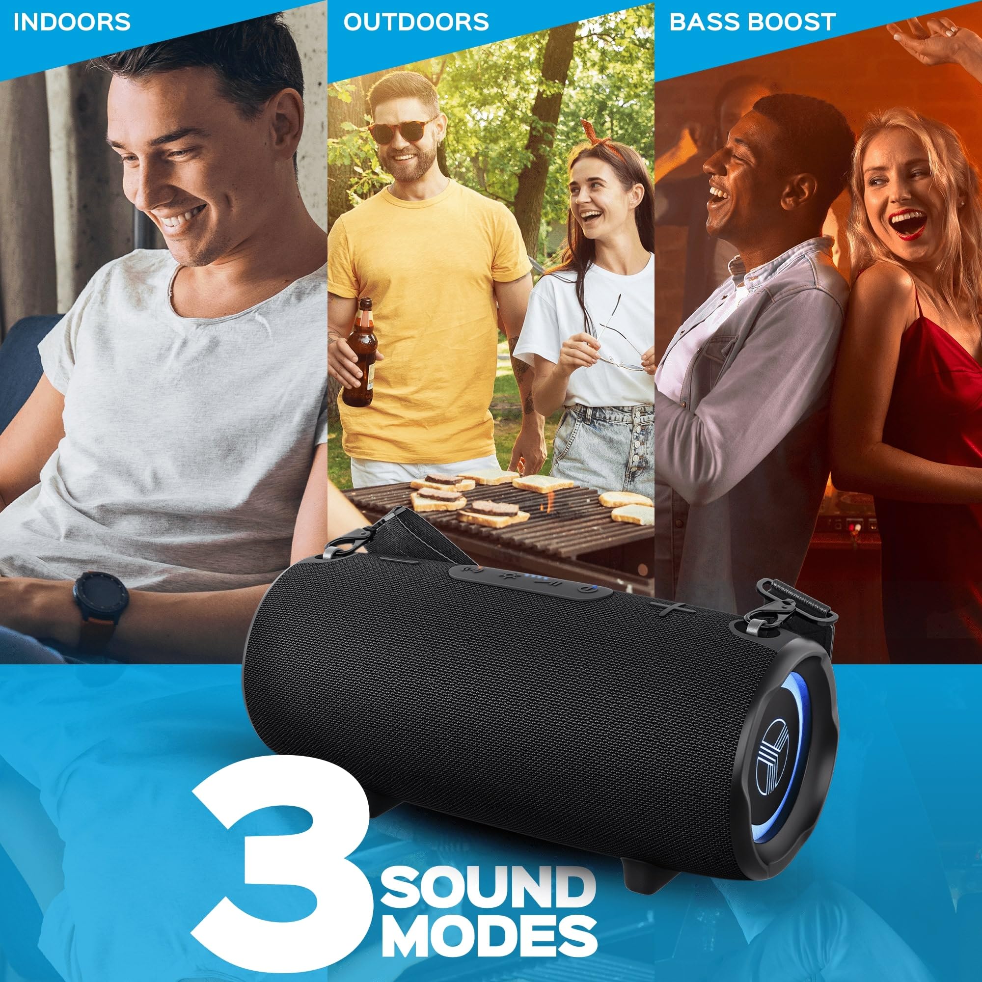 Foto 5 pulgar | Altavoz Bluetooth Treblab Hd-max 60 W Estéreo Con Powerbank - Venta Internacional.