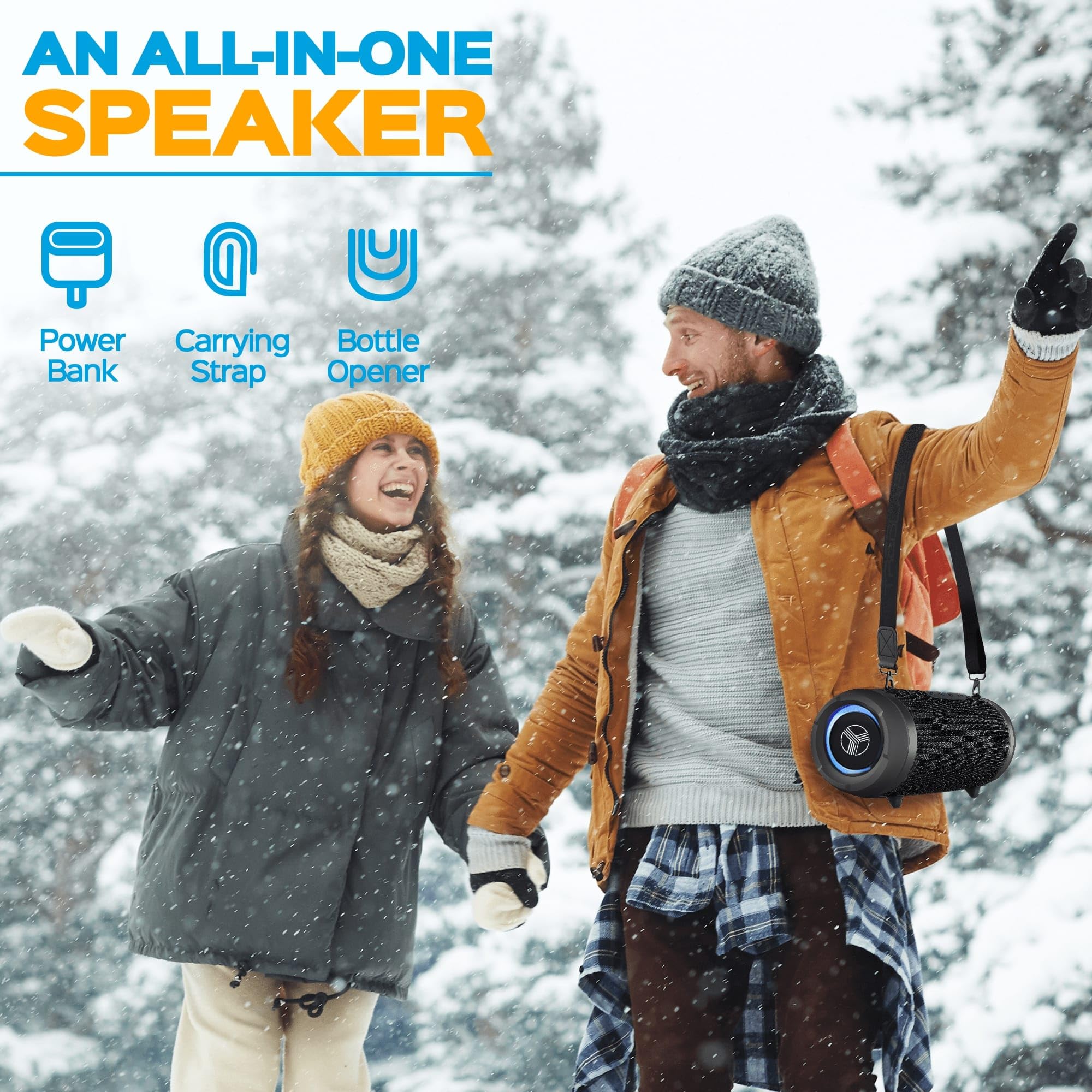 Foto 8 pulgar | Altavoz Bluetooth Treblab Hd-max 60 W Estéreo Con Powerbank - Venta Internacional.