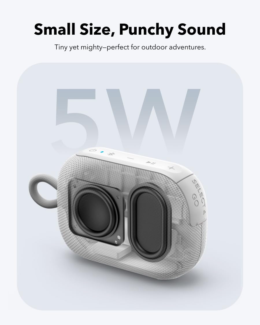 Foto 4 pulgar | Altavoz Bluetooth Soundcore Select 4 Go Anker Blanco - Venta Internacional.
