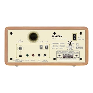 Foto 3 | Radio Analógica Sangean Wr-11 Con Gabinete De Madera Para Mesa Am/fm - Venta Internacional.