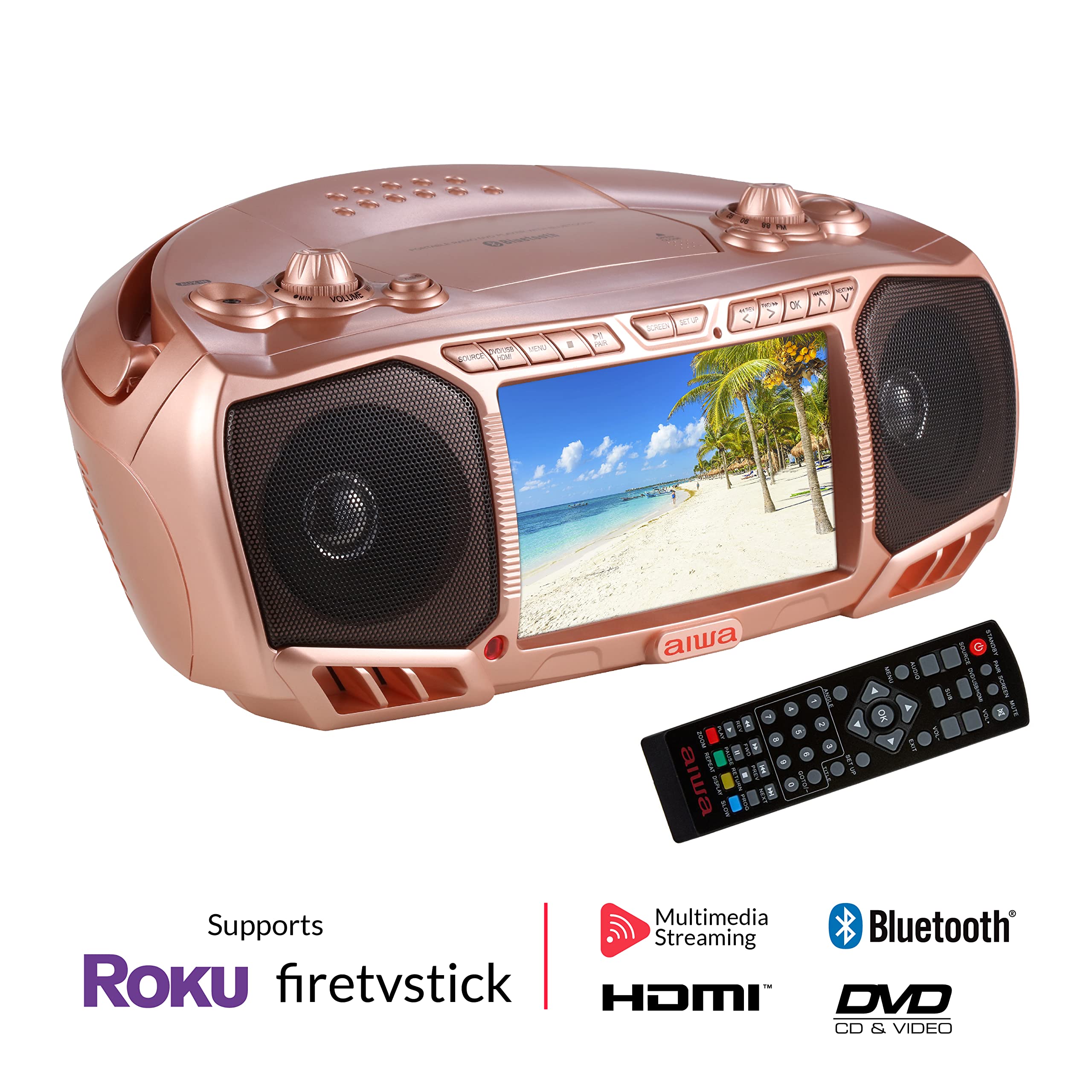 Foto 4 pulgar | Altavoces Portátiles Boombox Aiwa Crystal Clear Sound De 3 W X 2 - Venta Internacional.