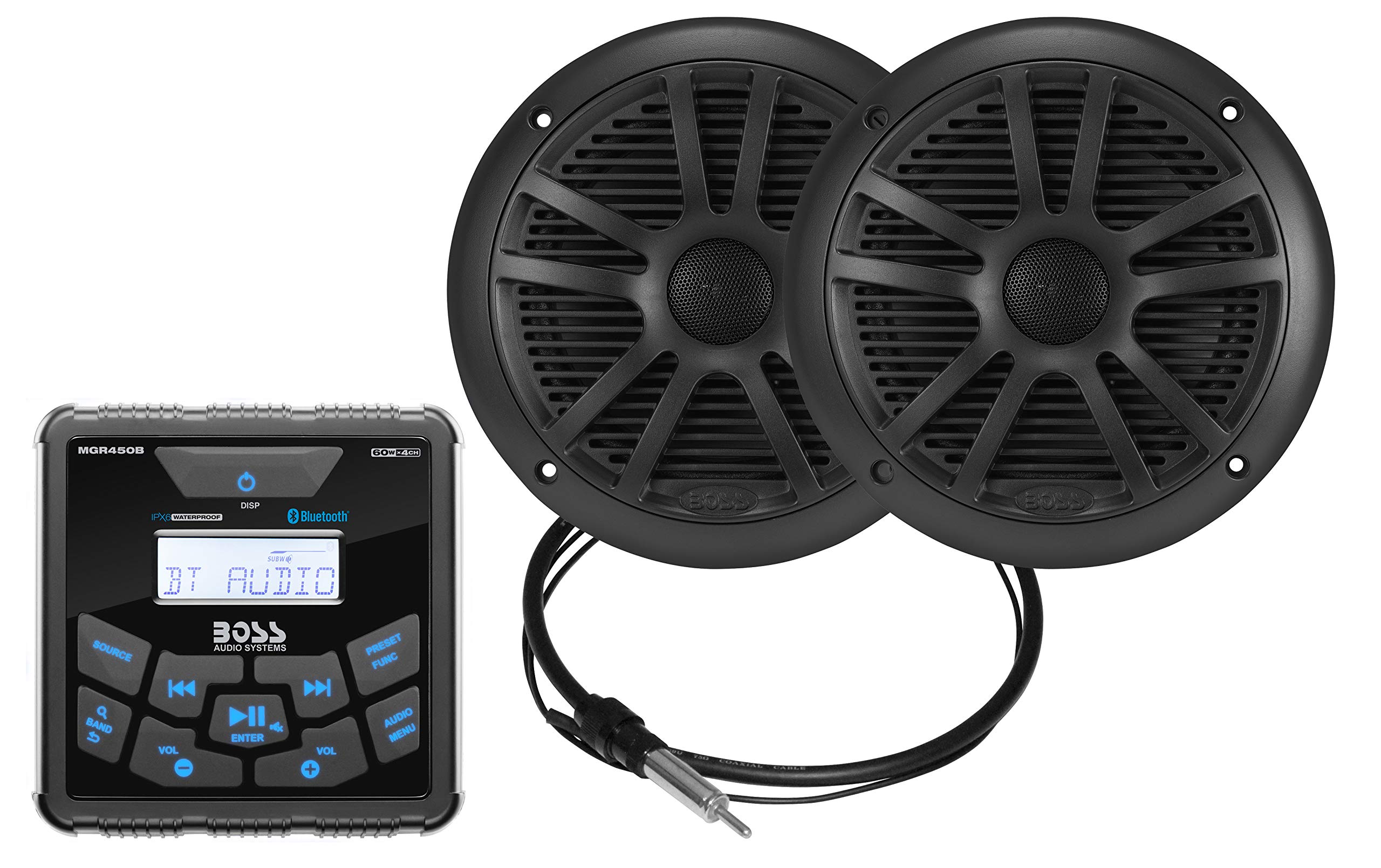 Altavoz Estéreo Con Indicador Náutico Boss Audio Mckgb450b.6 De 6.5 Pulgadas - Venta Internacional.