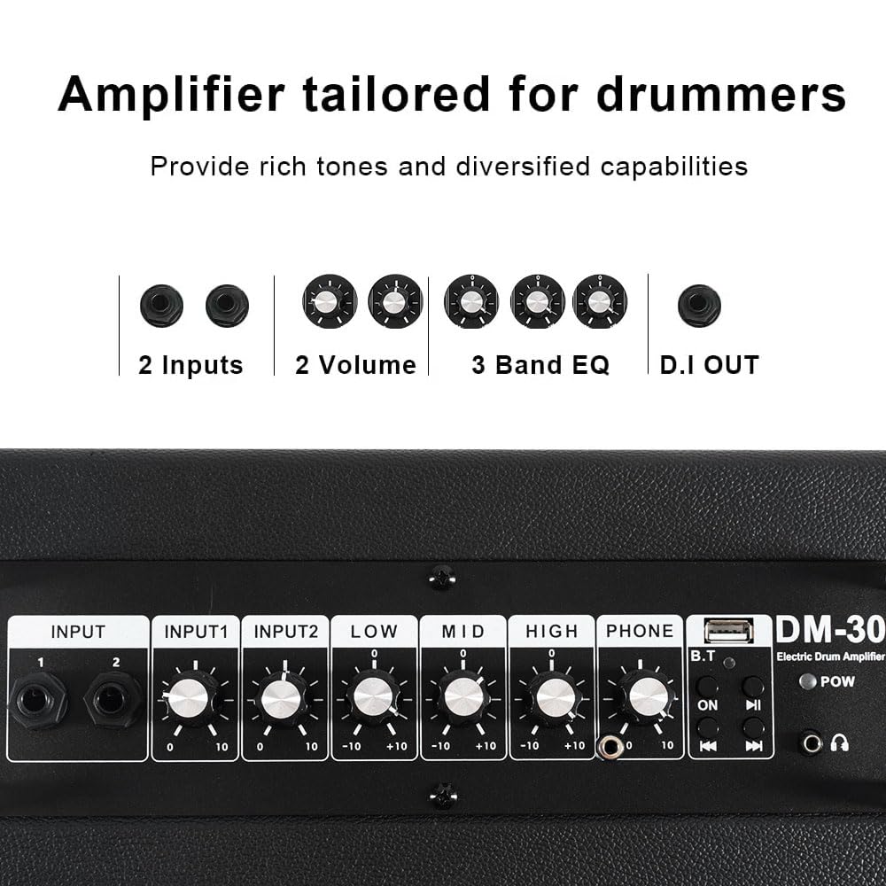Foto 7 pulgar | Amplificador: Teclado Coolmusic, Monitor Personal Amp De 30 W - Venta Internacional.