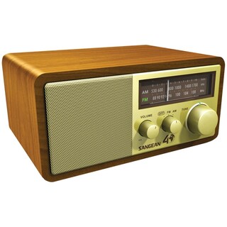 Foto 1 | Mesa Radio Sangean Wr-11se Am/fm, 40 Aniversario, Color Nogal - Venta Internacional.