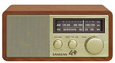 Foto 3 | Mesa Radio Sangean Wr-11se Am/fm, 40 Aniversario, Color Nogal - Venta Internacional.