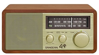 Foto 4 | Mesa Radio Sangean Wr-11se Am/fm, 40 Aniversario, Color Nogal - Venta Internacional.