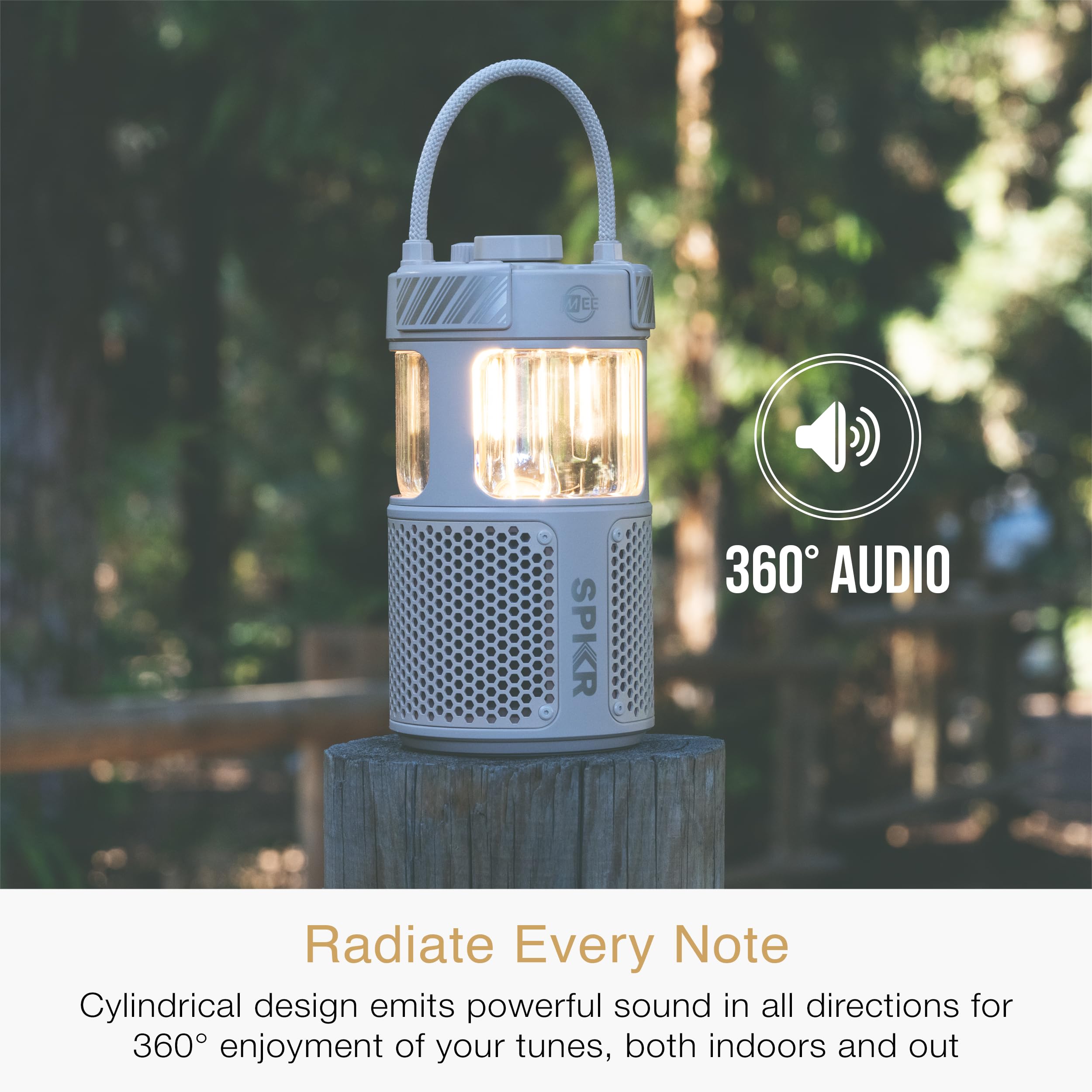 Foto 2 | Altavoz Inalámbrico Bluetooth Mee Audio Lightspkr Con Linterna - Venta Internacional.