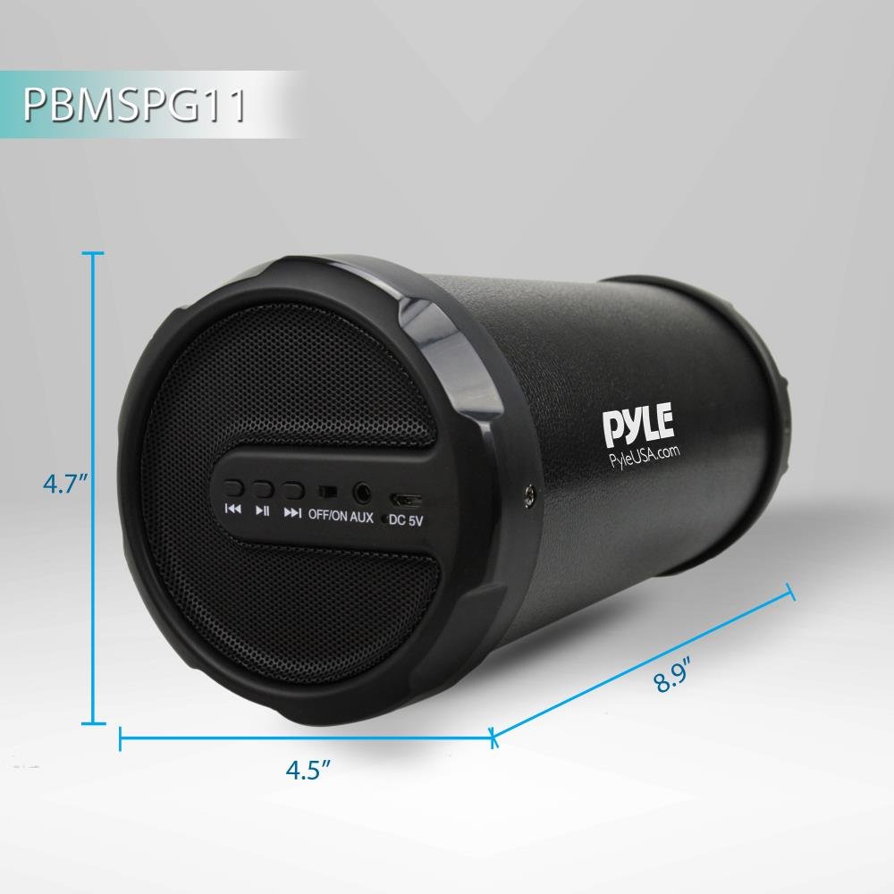 Foto 6 | Altavoz Portátil Pyle Boombox Bluetooth Recargable Negro - Venta Internacional.