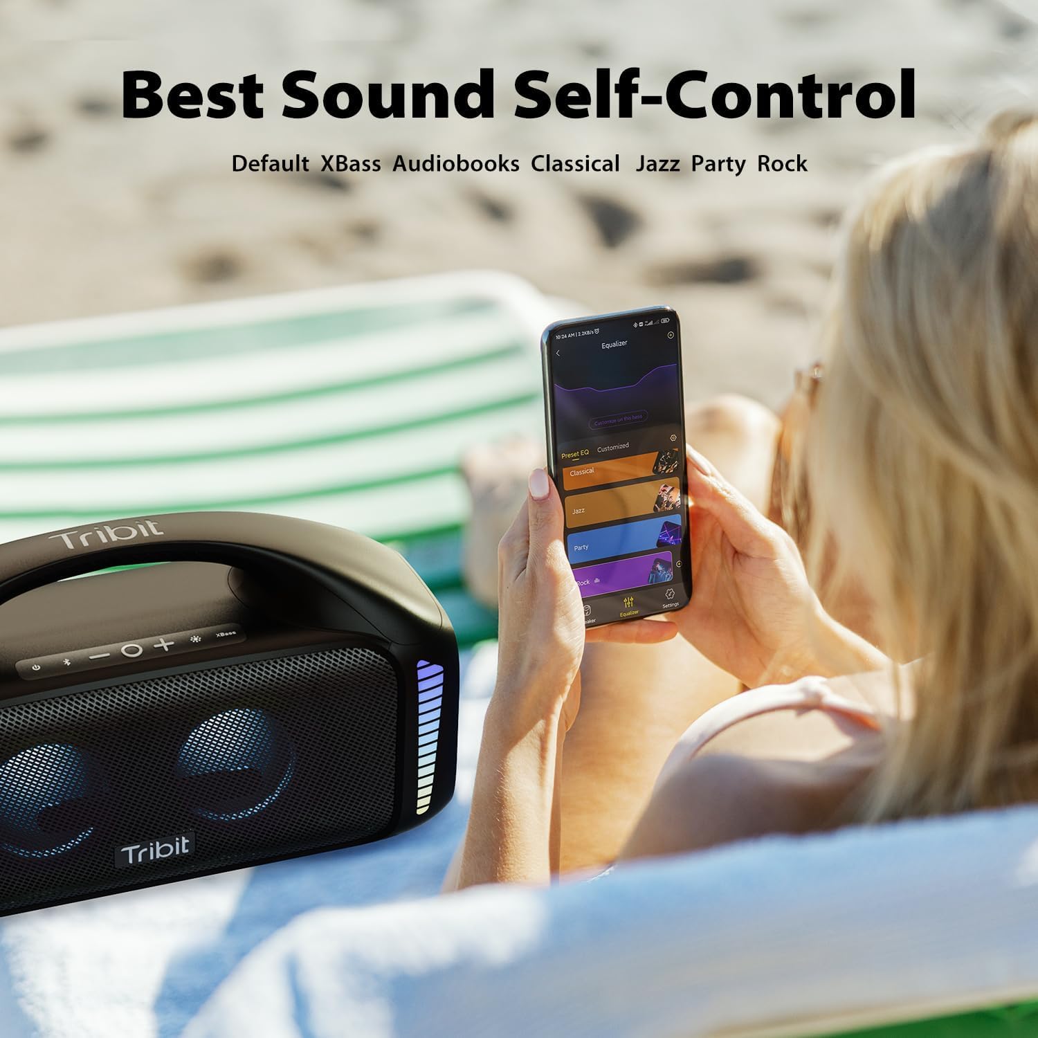 Foto 8 pulgar | Altavoz Portátil Tribit Stormbox Blast 90w Bluetooth 5.3 Ipx7 - Venta Internacional.