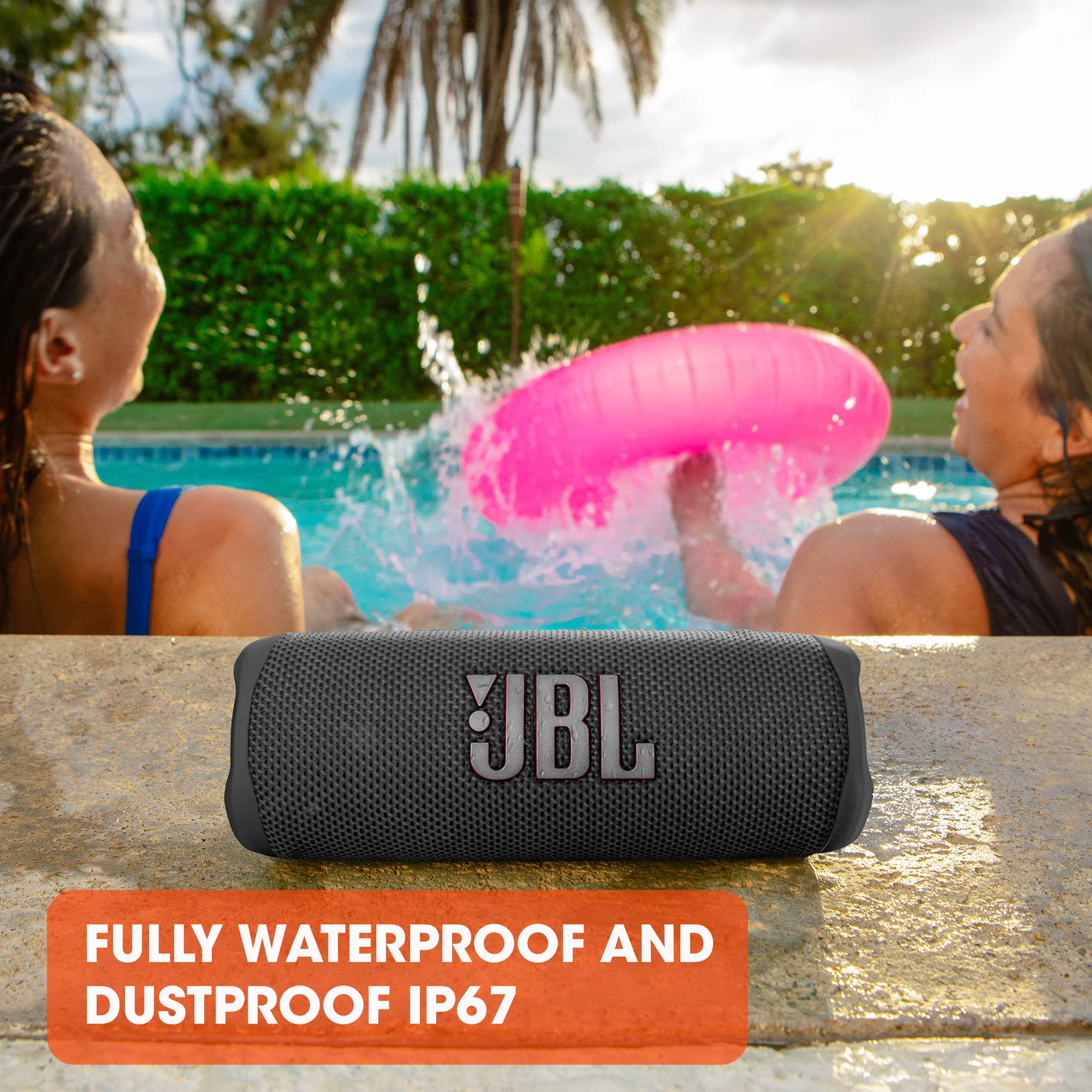 Foto 7 pulgar | Altavoz Bluetooth Jbl Flip 6 Portátil Con 12 Horas De Reproducción, Color Negro - Venta Internacional.