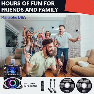 Foto 3 | Sistema De Karaoke Karaoke Usa Gf946 Gf946 Dvd/cd+g/mp3+g 35w - Venta Internacional.