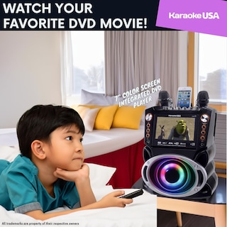 Foto 4 | Sistema De Karaoke Karaoke Usa Gf946 Gf946 Dvd/cd+g/mp3+g 35w - Venta Internacional.