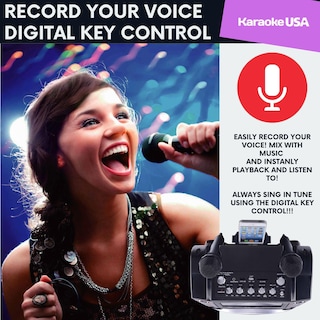 Foto 6 | Sistema De Karaoke Karaoke Usa Gf946 Gf946 Dvd/cd+g/mp3+g 35w - Venta Internacional.