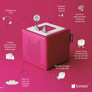 Foto 3 | Set De Inicio De Reproductor De Audio Toniebox Con Cinderella, Belle Y Moana - Venta Internacional.