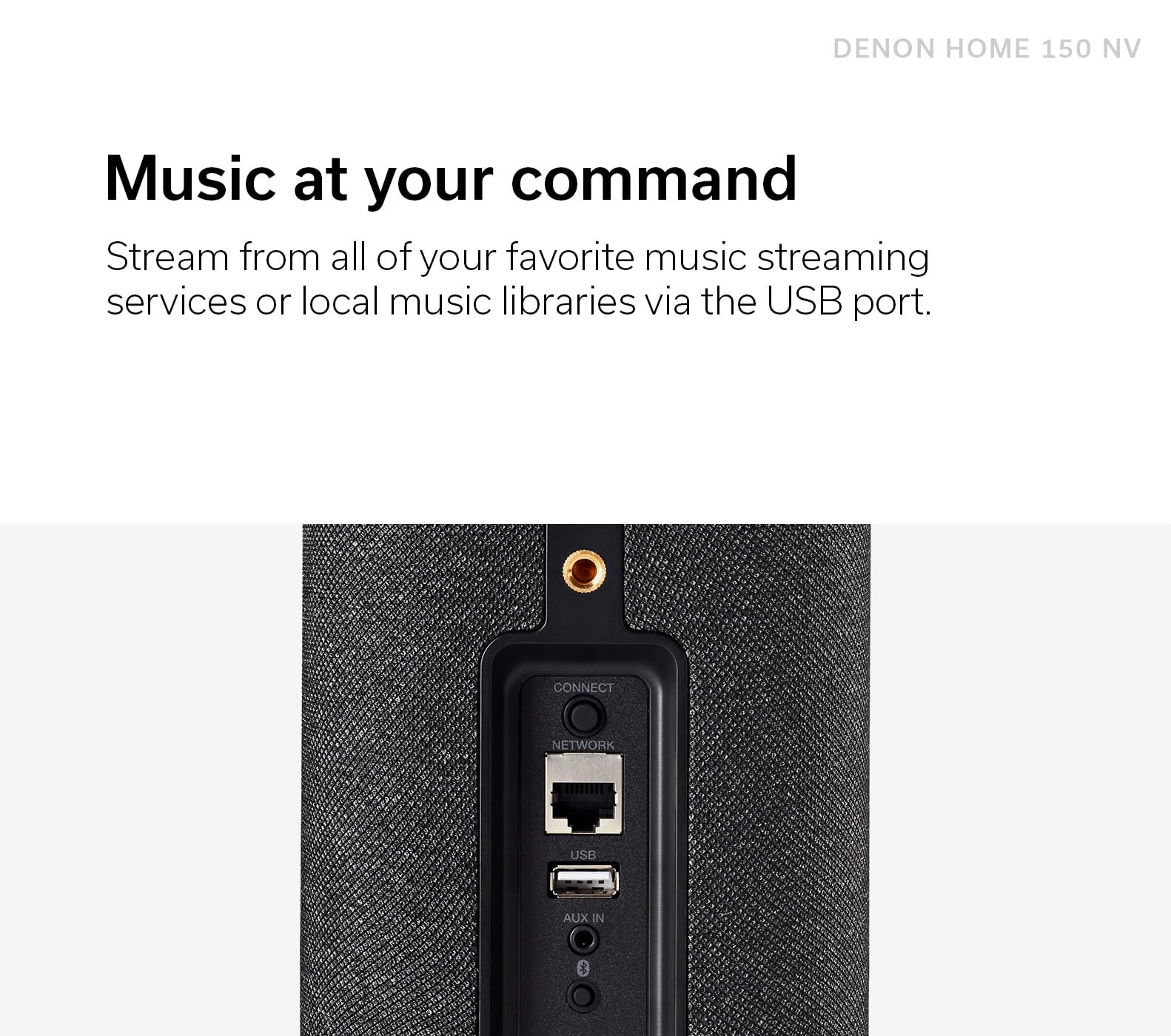 Foto 4 pulgar | Altavoz Inalámbrico Denon Home 150 Nv Negro Con Heos Airplay 2 - Venta Internacional.