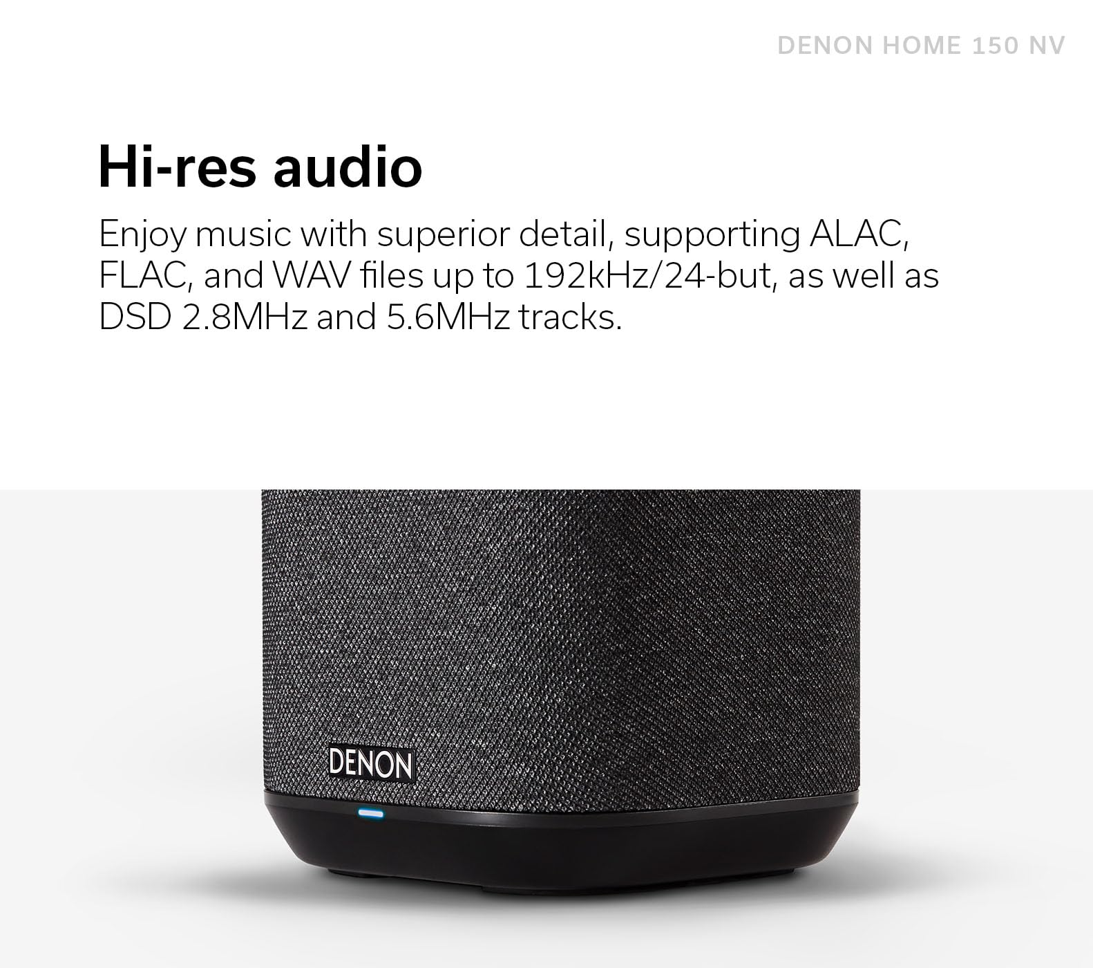 Foto 6 pulgar | Altavoz Inalámbrico Denon Home 150 Nv Negro Con Heos Airplay 2 - Venta Internacional.