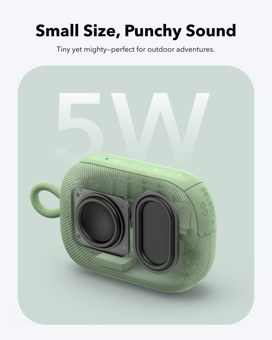 Foto 4 pulgar | Altavoz Bluetooth Soundcore Select 4 Go Anker Ip67 Verde - Venta Internacional.