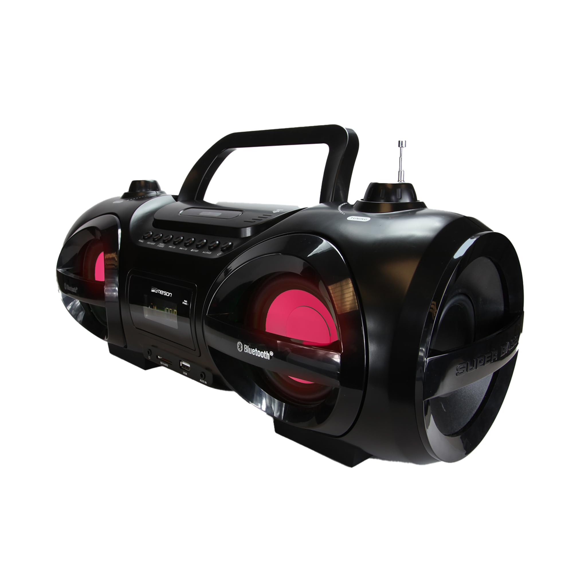 Foto 4 | Reproductor De Cd Portátil Boombox Emerson Epb-3005, Casete Bluetooth - Venta Internacional.