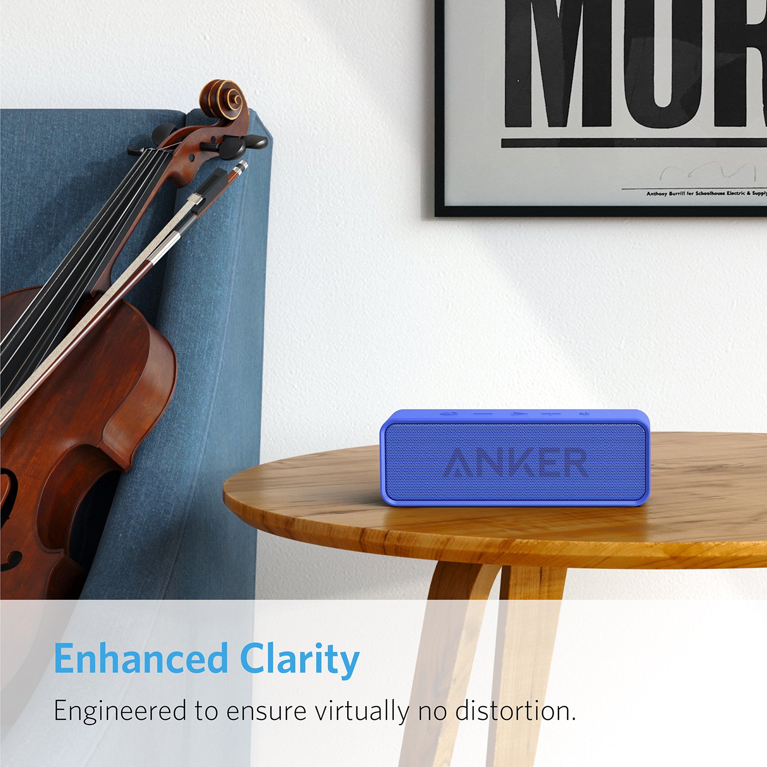 Foto 4 pulgar | Altavoz Bluetooth Anker Soundcore 24 Horas De Reproducción Azul - Venta Internacional.