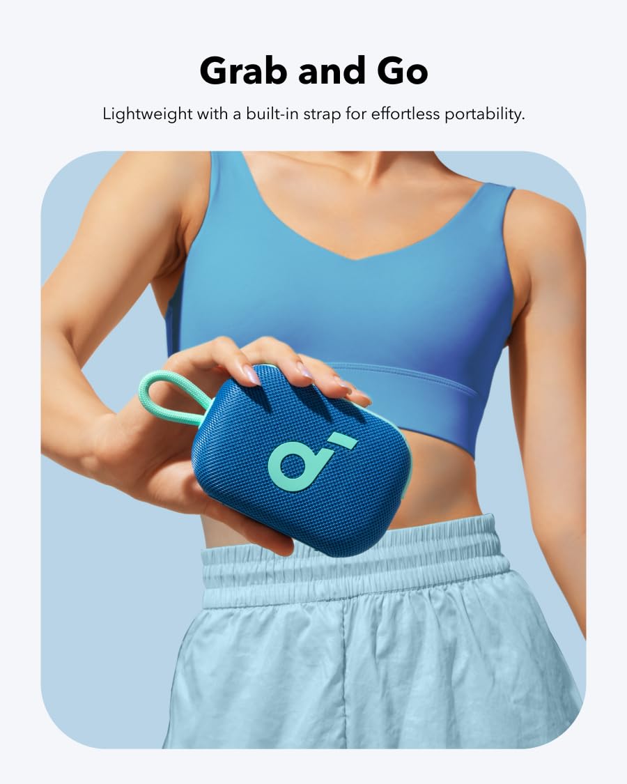 Foto 6 pulgar | Altavoz Bluetooth Soundcore Select 4 Go 20h Playtime Azul - Venta Internacional.