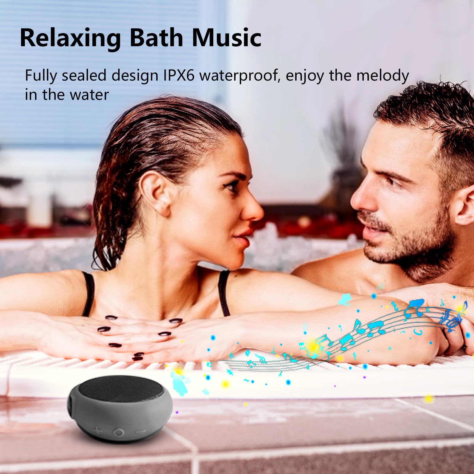 Foto 8 pulgar | Altavoz Bluetooth Portátil Ancwear Tws Impermeable Gris - Venta Internacional.