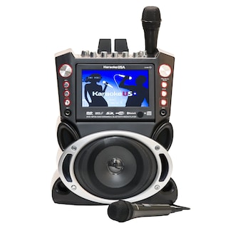Foto 3 | Sistema De Karaoke Karaoke Usa Gf845 Con Pantalla De 7 Pulgadas Con 2 Micrófonos - Venta Internacional.