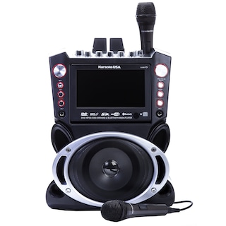 Foto 4 | Sistema De Karaoke Karaoke Usa Gf845 Con Pantalla De 7 Pulgadas Con 2 Micrófonos - Venta Internacional.