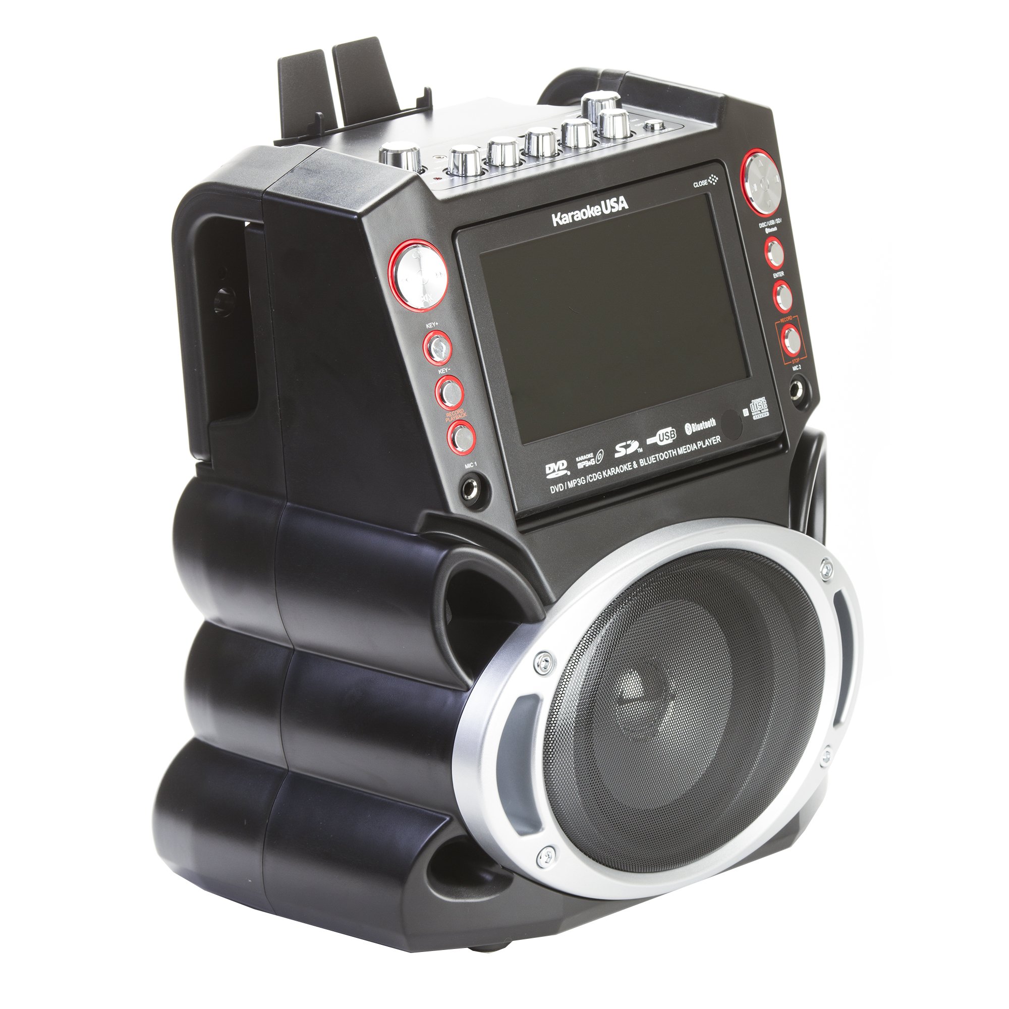 Foto 6 | Sistema De Karaoke Karaoke Usa Gf845 Con Pantalla De 7 Pulgadas Con 2 Micrófonos - Venta Internacional.