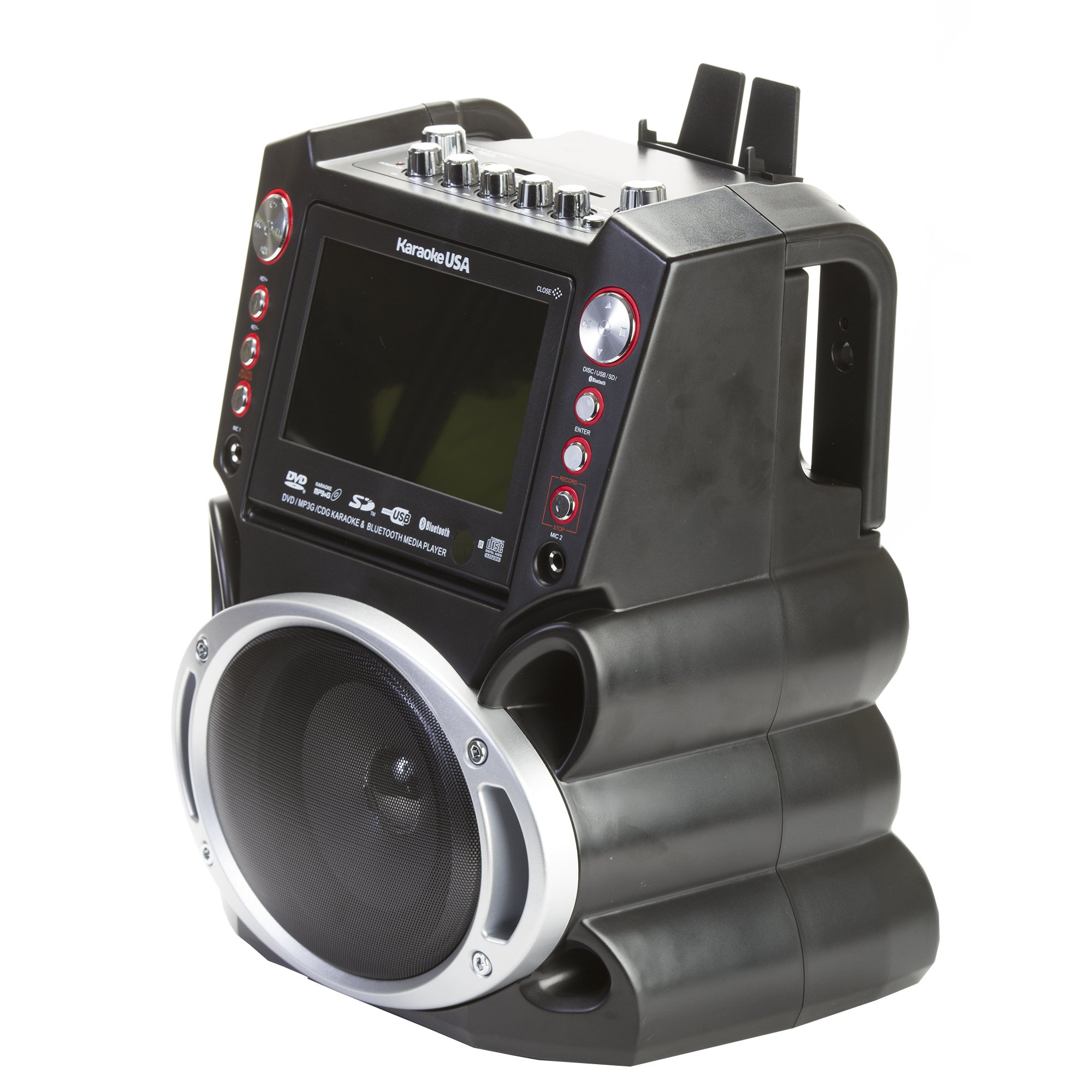 Foto 7 | Sistema De Karaoke Karaoke Usa Gf845 Con Pantalla De 7 Pulgadas Con 2 Micrófonos - Venta Internacional.