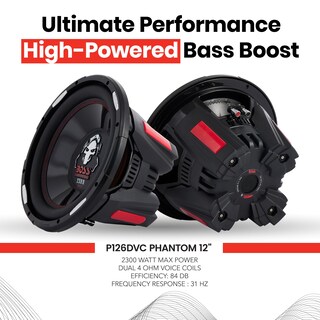 Foto 2 | Subwoofer Boss Audio Systems Phantom 12'' 2300w 4 Ohmios - Venta Internacional.