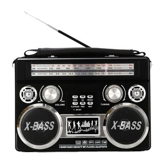Foto 1 | Radio Portátil Supersonic Sc-1097bt De 3 Bandas Con Bluetooth - Venta Internacional.
