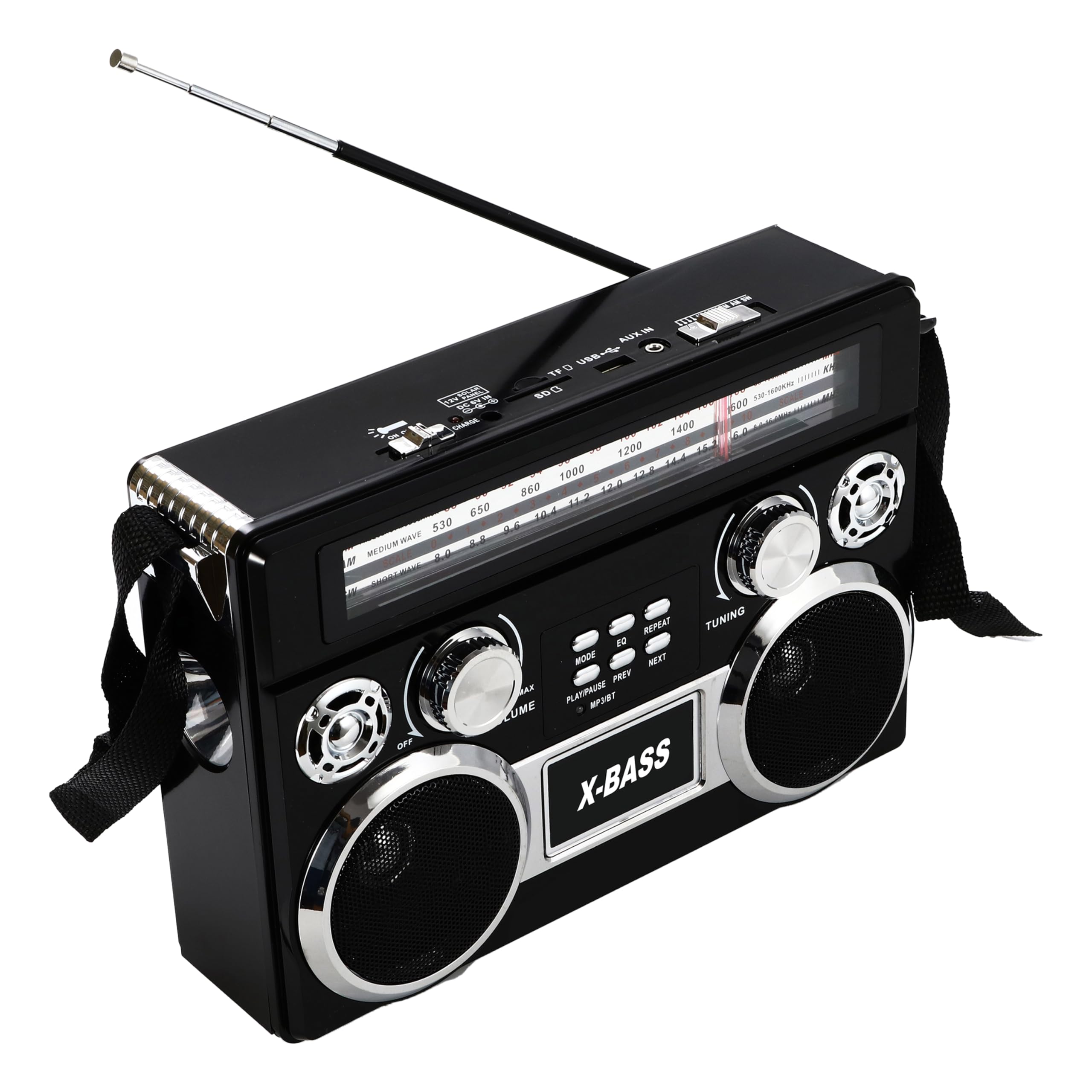 Foto 8 pulgar | Radio Portátil Supersonic Sc-1097bt De 3 Bandas Con Bluetooth - Venta Internacional.