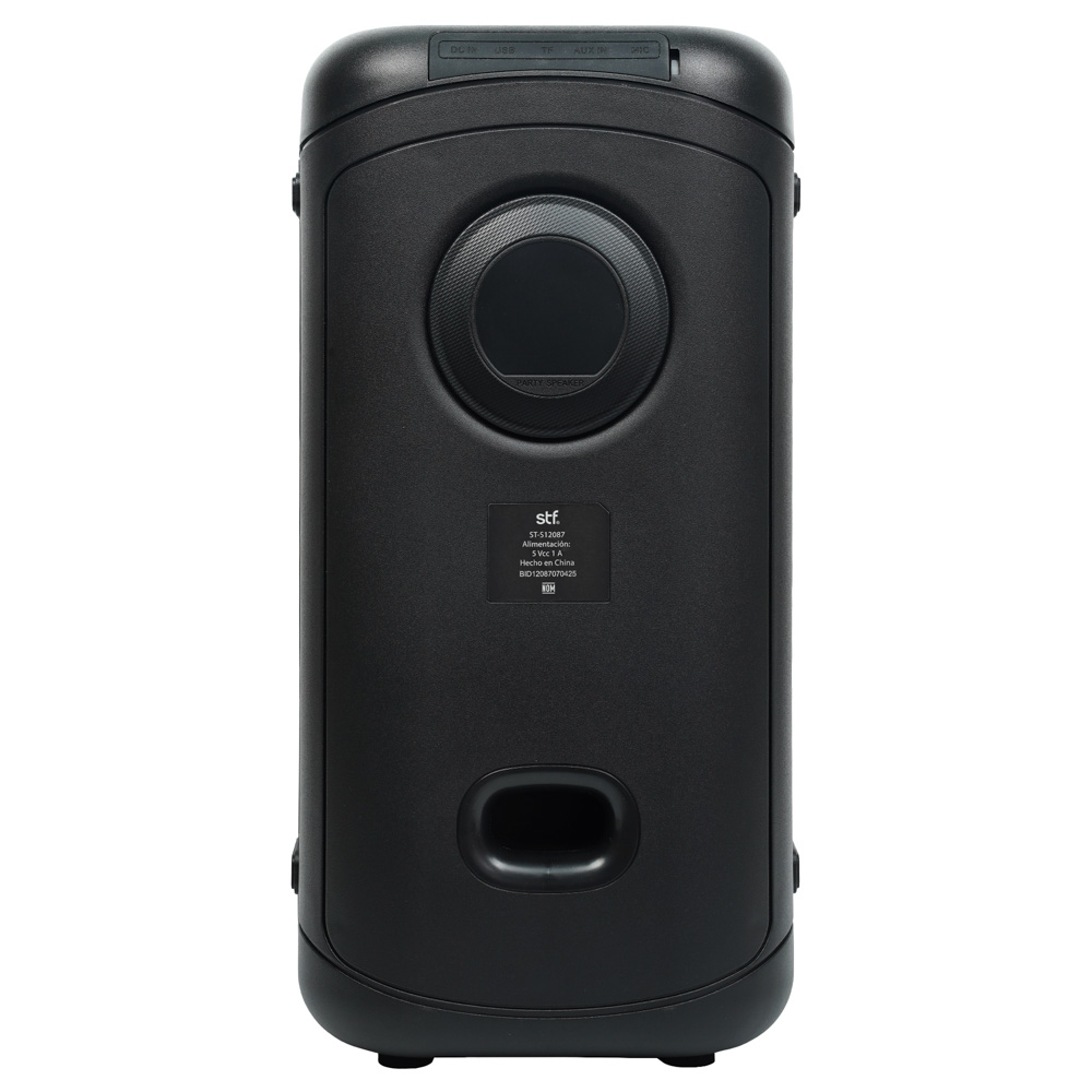 Foto 5 pulgar | Bocina Inalámbrica Portátil  Stf Allure 5''x2 Con Luz Led Rgb Color Negro