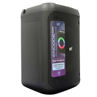Foto 2 | Bocina Inalámbrica Portátil Stf Encode Block 6.5'' Con Aro Led Rgb