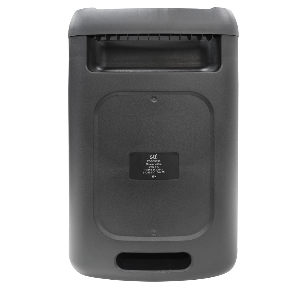 Foto 6 pulgar | Bocina Inalámbrica Portátil Stf  Encode Block 6.5'' Con Aro Led Rgb