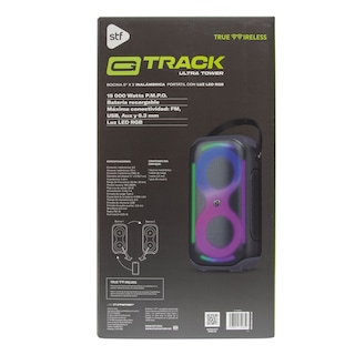 Foto 7 | Bocina Inalámbrica Stf G Track Ultra Tower Portátil 5''x2 Con Luz Led Rgb