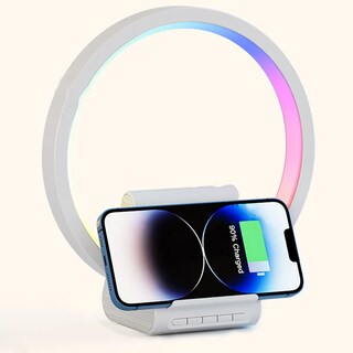 Foto 1 | Bocina Bluetooth con Luz Led y con Base de Carga Inalambrica