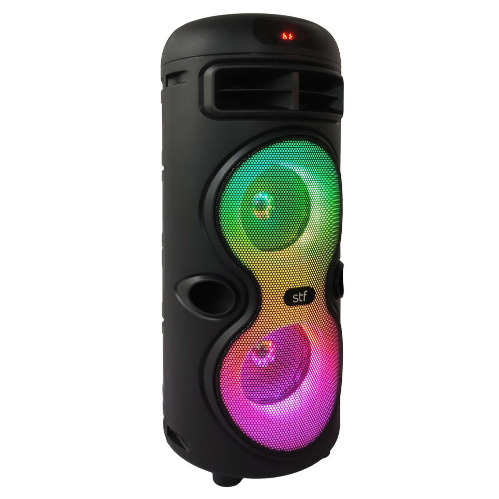 Foto 3 pulgar | Bocina Inalámbrica Stf Hoss Tower 4''x2 Con Luz Led Rgb