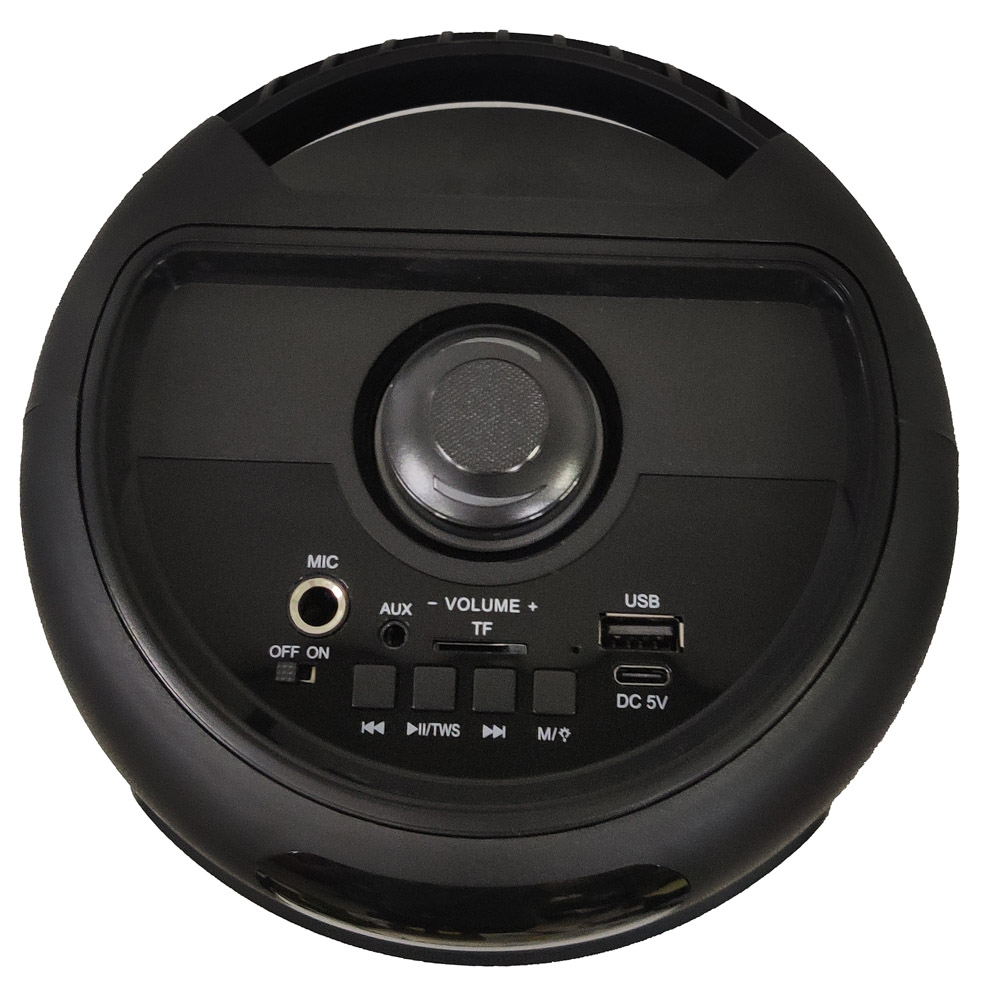 Foto 5 pulgar | Bocina Inalámbrica Stf Hoss Tower 4''x2 Con Luz Led Rgb