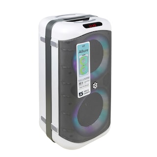 Foto 5 | Bocina Inalámbrica Portátil Stf Allure 5''x2 Con Luz Led Rgb Blanca