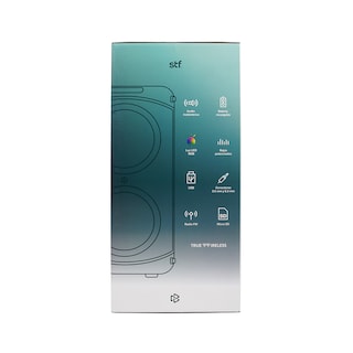 Foto 6 | Bocina Inalámbrica Portátil Stf Allure 5''x2 Con Luz Led Rgb Blanca