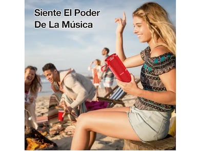 Foto 5 | Xtellar Bocina Bluetooth 5.1, Portátil, Inalámbrica, Sonido Estéreo Hd, 2400mah, Con Manos Libres, Rojo Estilizado