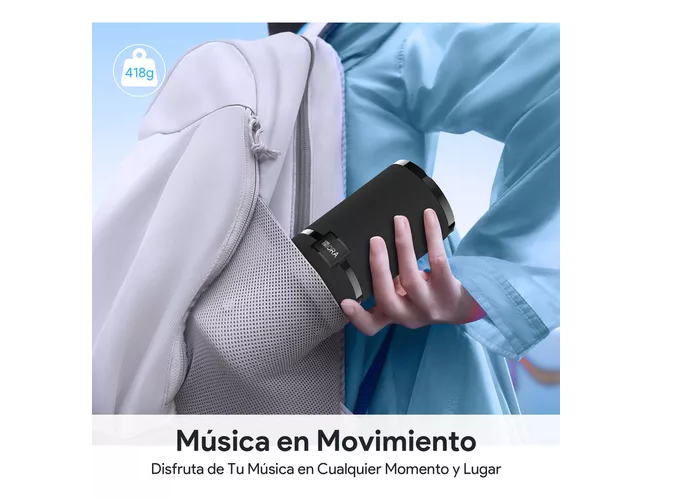Foto 4 pulgar | Xtellar Bocina Bluetooth 5.1 Premium Portátil Hd - Negra
