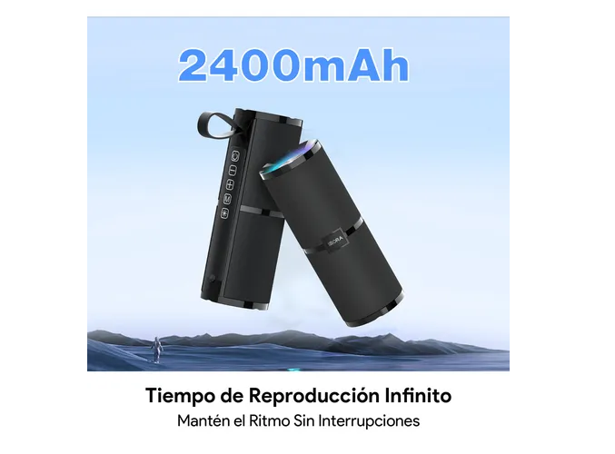 Foto 6 pulgar | Xtellar Bocina Bluetooth 5.1 Premium Portátil Hd - Negra