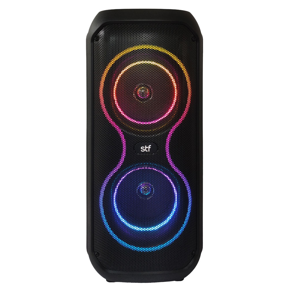 Foto 2 pulgar | Bocina Inalámbrica Portátil Stf Encode 2 X 4'' Con Luz Led Rgb