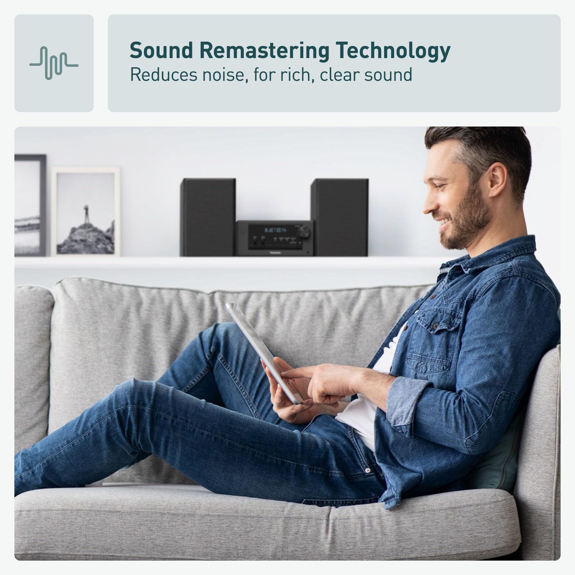 Foto 6 pulgar | Sistema Estéreo Panasonic Sc-pm700pp-k 80w Cd Bluetooth Negro - Venta Internacional.