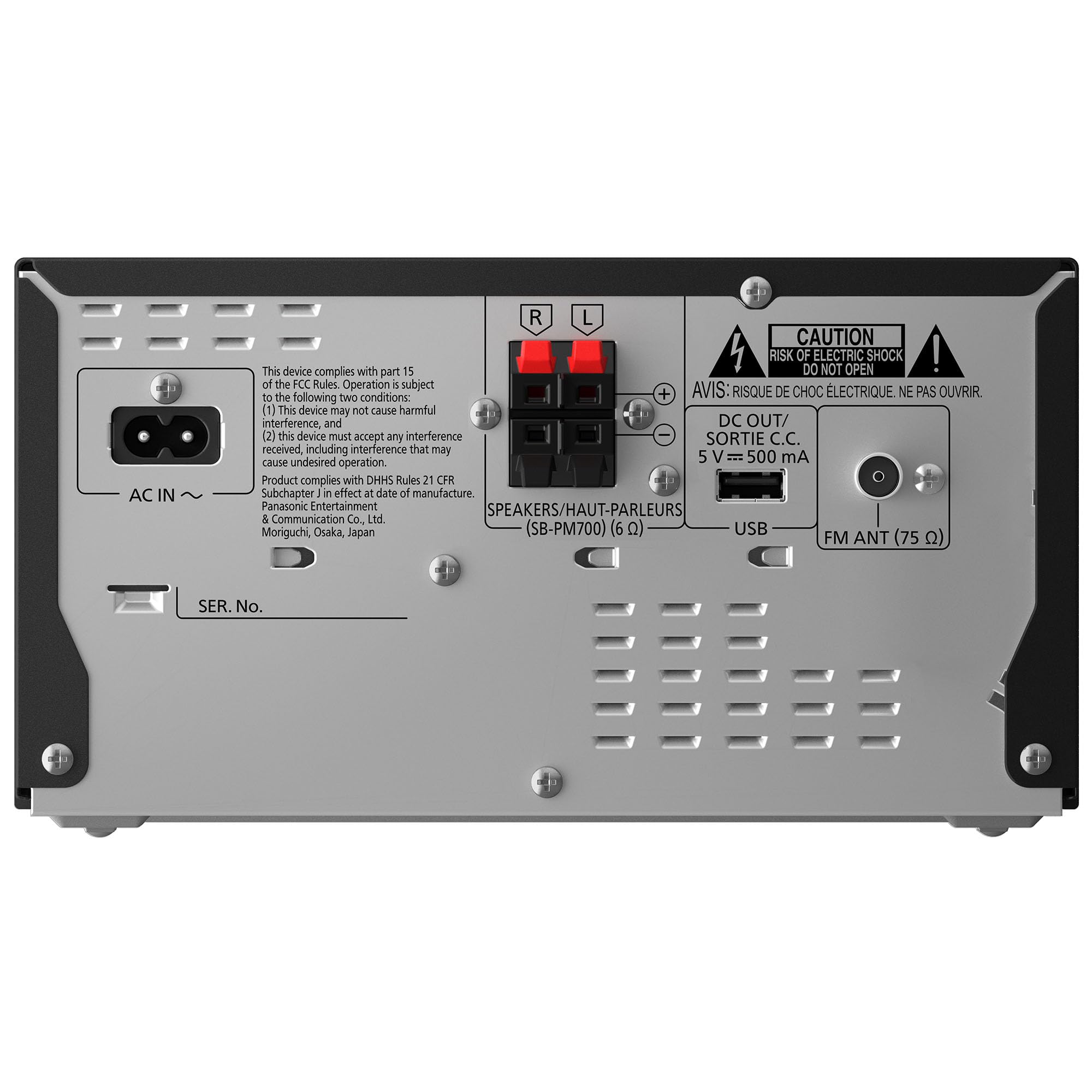 Foto 8 pulgar | Sistema Estéreo Panasonic Sc-pm700pp-k 80w Cd Bluetooth Negro - Venta Internacional.